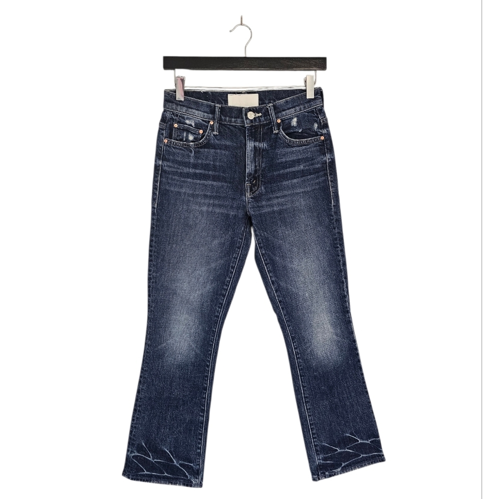 MOTHER SuperiorThe Insider Ankle Straight Leg Mid Rise Miles High Blue Jeans 26